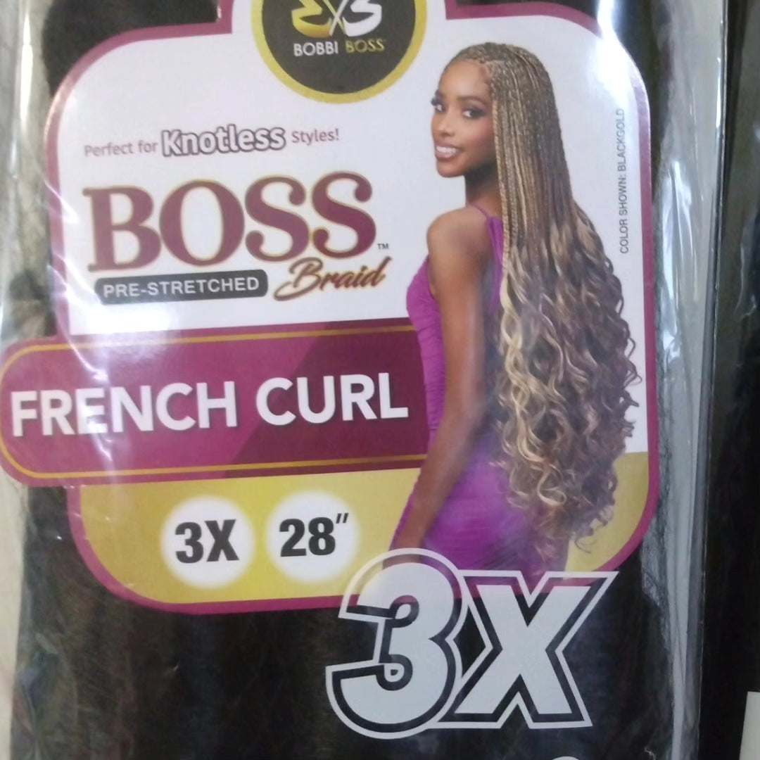 Boss Braid french curl