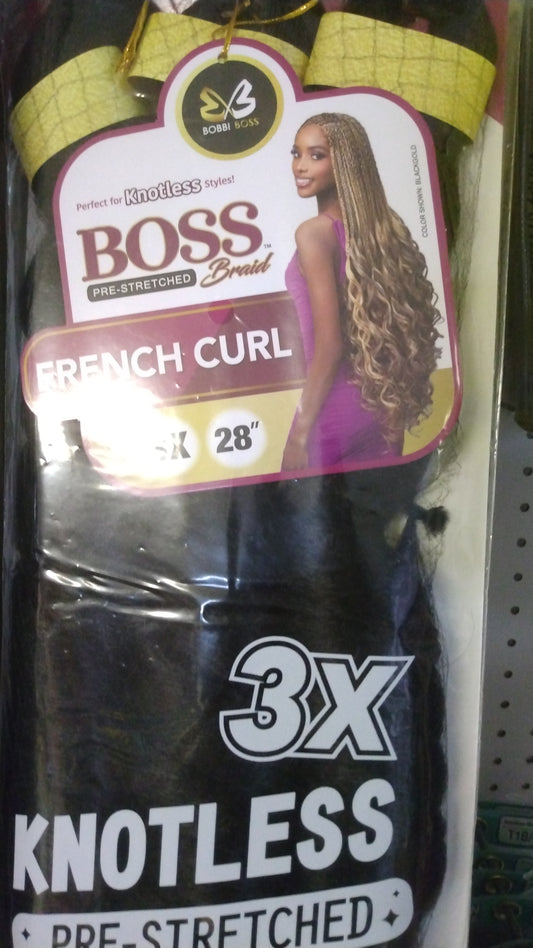 Boss Braid french curl