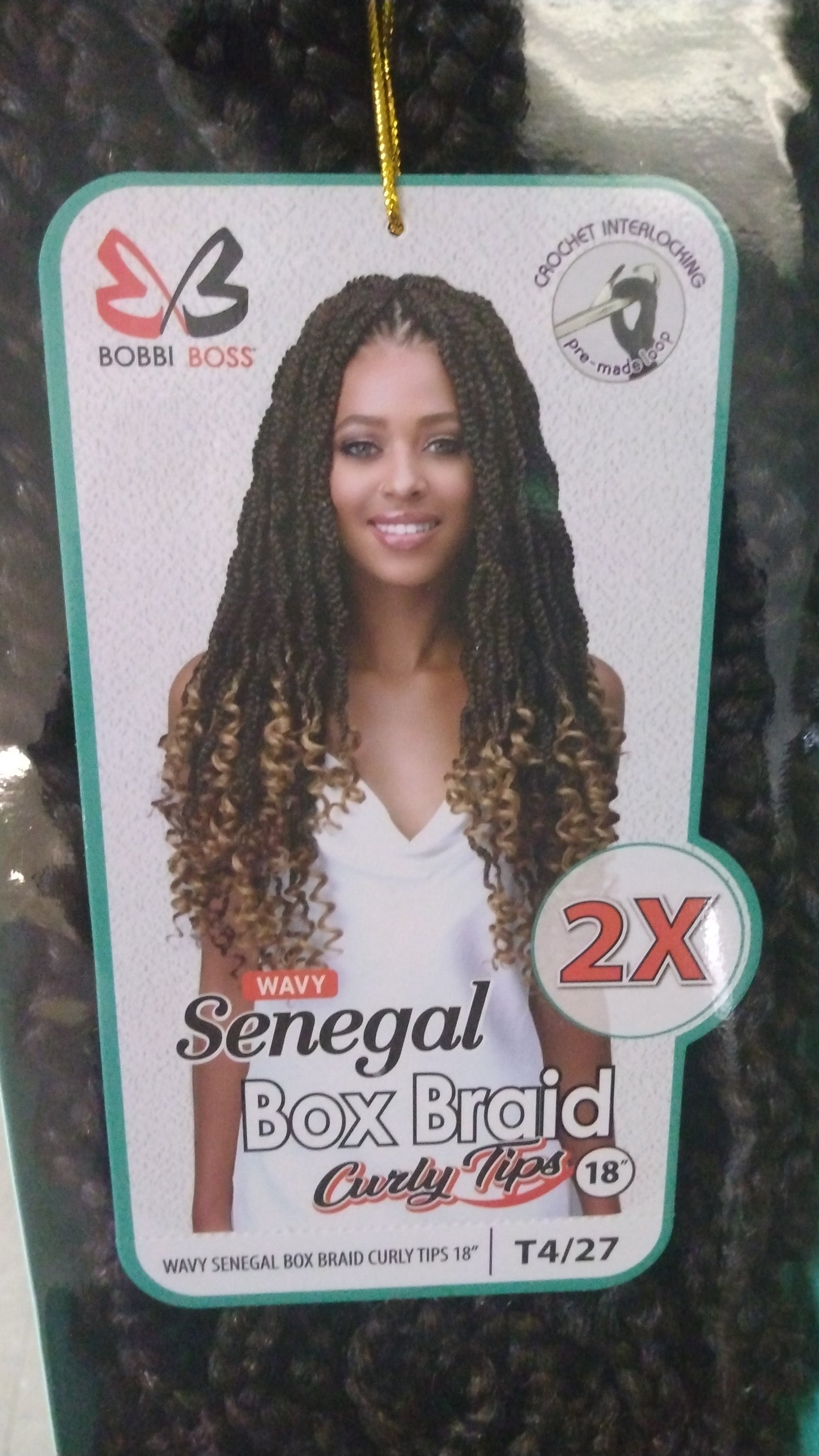 Wavy Senegal Box Braids 18"